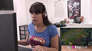 Nefry, Lol Pro Streamer, Turns Porn Model With Steamy Blowjob Action