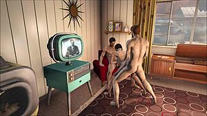 Intense Pre-War Fucking in Fallout 4 Group