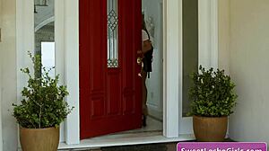 Gorgeous Busty Lesbian Babes Rory Knox And Summer Vixen Seduce Each Other Passionately