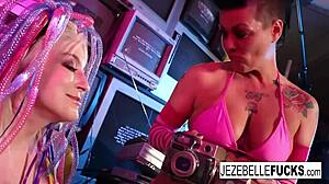 Watch Jezebelle and Leya in explosive lesbian sex!