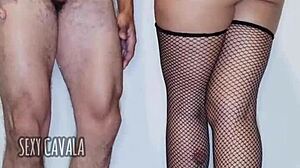 Morena, are you jerking off that big cock so deliciously?