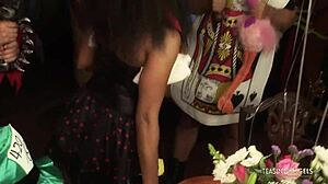 Milf Brunette Rides Cock In Shaved Pussy Cowgirl