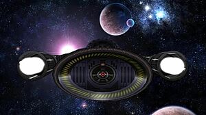 Reunited intergalactic sluts engage in rough lesbian BDSM outdoors in this hentai cartoon series episode.