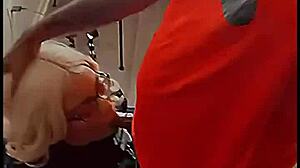 Blonde Barbie Takes on Big Black Cock in Wild Session