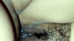 asian beauty begs for cumshot in her belly during missionary