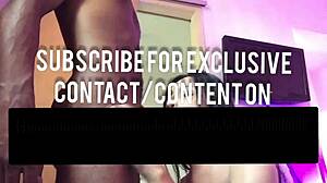 Shemale cumming on big black cock, ass wrecked, taking hot cum while fucked