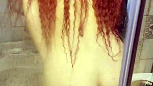 Shaving my pubic hair in the shower after the pool