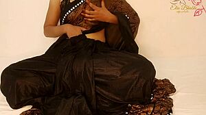 Bhabhi fingers her pussy while masturbating at home?