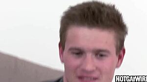 Straight Twink Converted To Gay Sex With Monster Cock