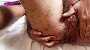 Brother and sister have anal sex while amateur
