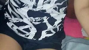 asian beauty begs for cumshot in her belly during missionary