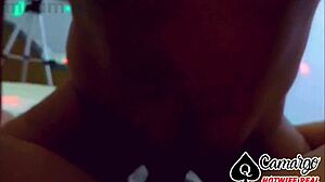 Look at what my friend did to my husband, she says, showing off her fat ass in lingerie.