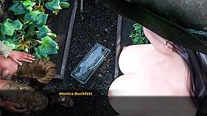 In the greenhouse, a group plays a wild game leading to intense gangbang blowjobs