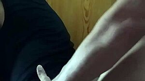 My wife surprises me after shower