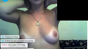 Blonde Tannya And Chubby Annica Strip And Tease On Webcam