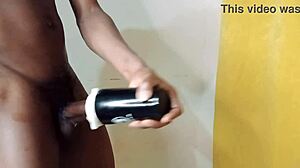 black guy sucks black boy's cock, making african men stay longer during sex!