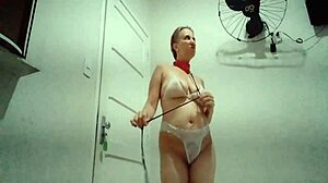 carnival turns hot with big tits milf sucking monster cock