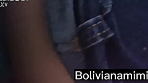 Teddy Bear Licking Latina's Pussy During Public Masturbation