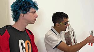 called them to fix internet and ended up fucking both