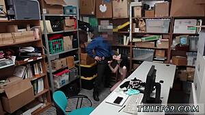 Petite Puerto Rican LP officer alerted the suspect at work.