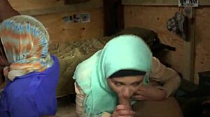 arab couple at home sharing their daily life together