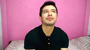 gay twink penetrates stepfather with 21cm thick cock bareback in kitchen