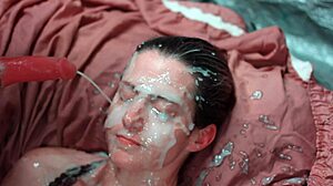 Amateurs Explore Homemade Bukkake Fantasies