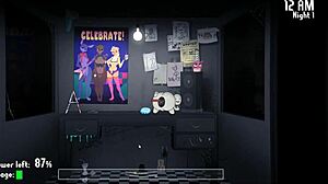 Spooky Furry Titjob in Five Nights at Fuzzboobs Hentai Game! Pornplay Ep 1 Rocks with Cosplay CUM!