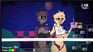 Spooky Furry Titjob in Five Nights at Fuzzboobs Hentai Game! Pornplay Ep 1 Rocks with Cosplay CUM!