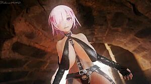 mashu kyreilight in r18 lupin mmd