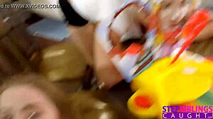 silly games lead to fucking and swallowing my step sister