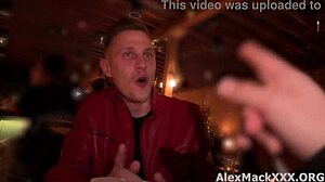 Violet Myers & Hayley Davies Pick Up Lucky Guy To Share Blowjob