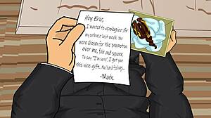 Secretary Crossdresser Flashes Big Tits and Ass in Bold Office Tease