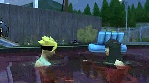 boruto, why is hinata seducing me at the pool? she gives oral and fucks me hard!