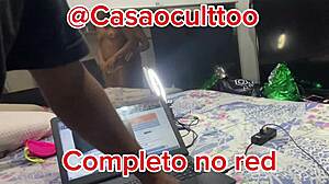 Husband Films And Cleans In Ebony Cuckold Scene!