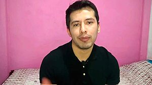 gay twink penetrates stepfather with 21cm thick cock bareback in kitchen