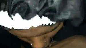 Ebony Babe Gives Sloppy Deepthroat with Skill