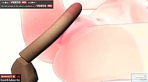 i struggle to enter the virgin in this anime creampie scene