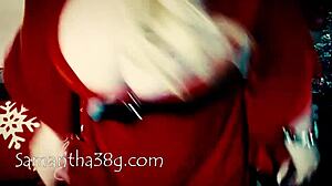 Can you handle this Xmas BBW's huge boobs on cam?