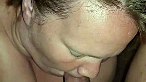 Sucking on candy while playing with toys