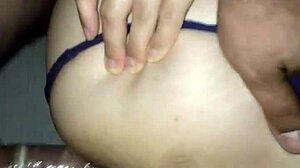 The wife bends over for intense doggystyle anal, getting cum all over her big ass in this steamy session.