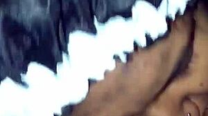 Ebony Babe Gives Sloppy Deepthroat with Skill