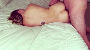 tattoo girl bent over in doggystyle?