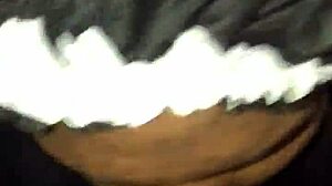 Ebony Babe Gives Sloppy Deepthroat with Skill