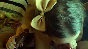 Double blowjob action in a steamy threesome, wow, watch them go wild with big cocks!