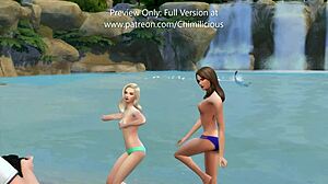 Cameraman Scores Intense Threesome With Super Models