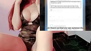 young man invokes busty succubus resembling his stepmother in hentai episode