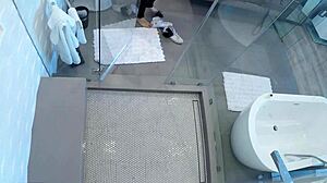 Spyfam Step Sister Catches Step Bro with Big Cock