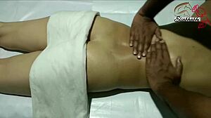 Indian lady full body massage feels so relaxing