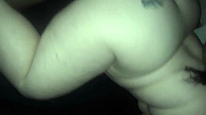 Fat BbW Bent Over In Doggystyle Pinned By Big Black Cock